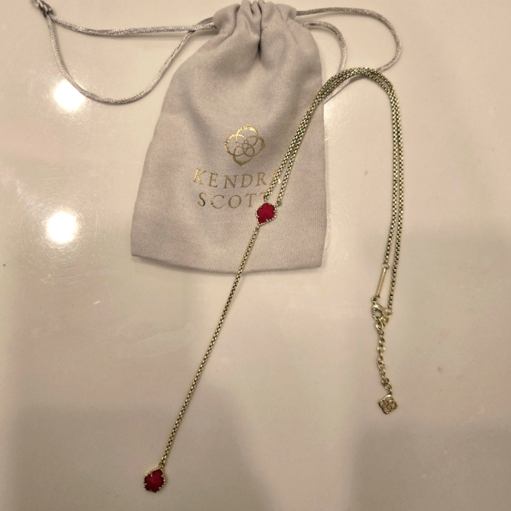 Kendra Scott Two Stone Y Necklace